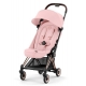 Прогулочная коляска Cybex Coya Peach Pink с дождевиком и бампером/Rosegold