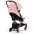 Прогулочная коляска Cybex Coya Peach Pink с дождевиком и бампером/Rosegold
