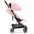 Прогулочная коляска Cybex Coya Peach Pink с дождевиком и бампером/Rosegold