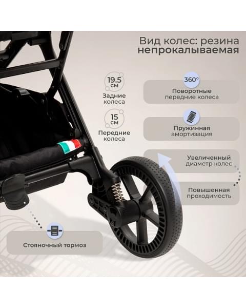 Прогулочная коляска Sweet Baby Aura Plus Dark Grey