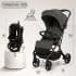 Прогулочная коляска Sweet Baby Aura Plus Dark Grey