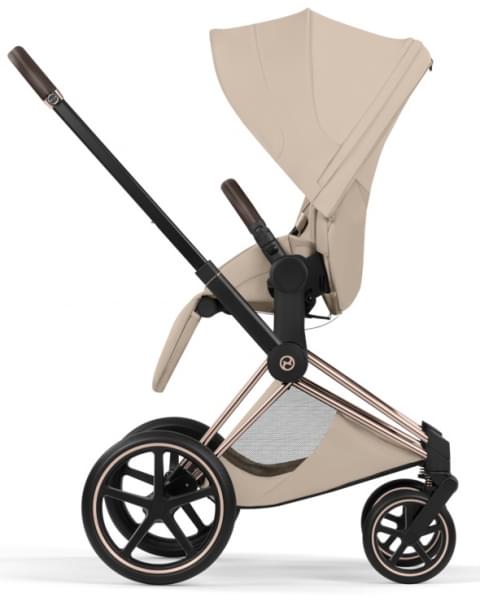 Коляска Cybex Priam V Rosegold Style Collection 2 в 1 Cozy Beige