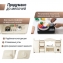 Кухня детская UNIX Kids Cook & Store 6 ящиков Camel