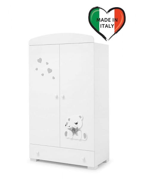 Шкаф Erbesi Tato белый/серый