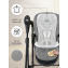 Стульчик для кормления - Электрокачели Sweet Baby Fiesta Black Gray