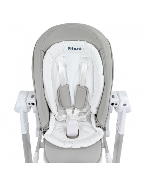 Стульчик для кормления Pituso Triola 3 в 1, Light Gray (Светло-серый)