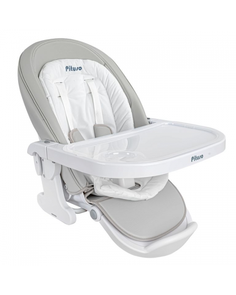 Стульчик для кормления Pituso Triola 3 в 1, Light Gray (Светло-серый)