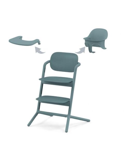 Стульчик для кормления Cybex Lemo 3 в 1, Stone Blue (Синий)