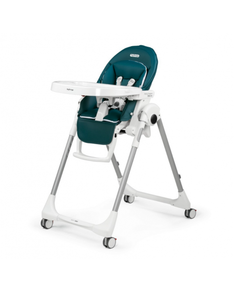 Стульчик для кормления Peg-Perego Prima Pappa Follow Me Plus, Petrolio (Синий)