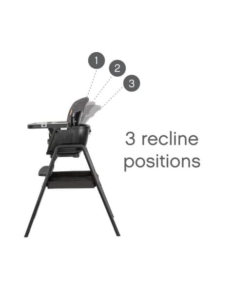 Стульчик для кормления Tutti Bambini Nova, Black / Black 611010/9999B (Черный)