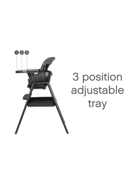 Стульчик для кормления Tutti Bambini Nova, Black / Black 611010/9999B (Черный)