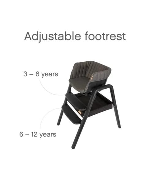 Стульчик для кормления Tutti Bambini Nova, Black / Black 611010/9999B (Черный)