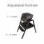 Стульчик для кормления Tutti Bambini Nova, Black / Black 611010/9999B (Черный)