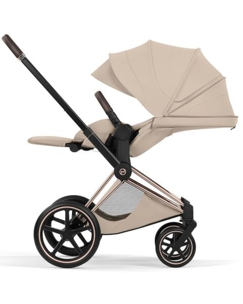 Коляска Cybex Priam V Rosegold Style Collection 2 в 1 Cozy Beige