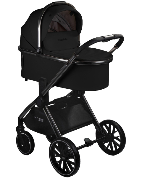 Детская коляска AmaroBaby Motus Premium Ecco 3 в 1 с автокреслом Rant Miro черный