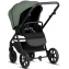 Детская коляска Tutis Leo 3 Plus 3 в 1 с автокреслом Elo Lux EduSky Black 15822039 Sage