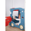 Игровой комплекс с горкой UNIX Kids Bus 171 см Red