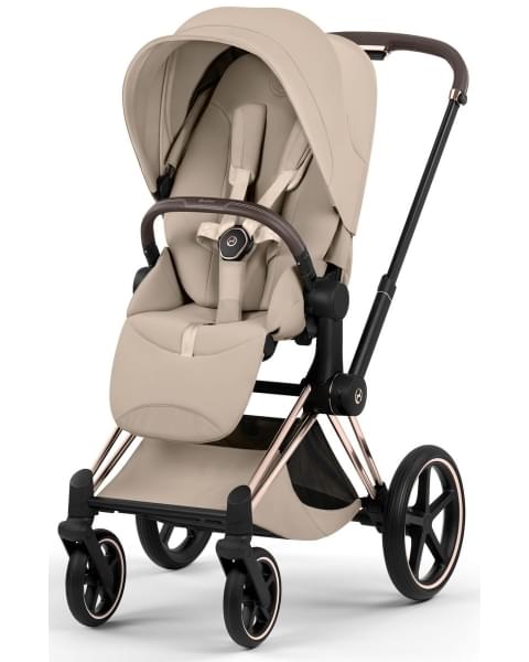 Коляска Cybex Priam V Rosegold Style Collection 2 в 1 Cozy Beige