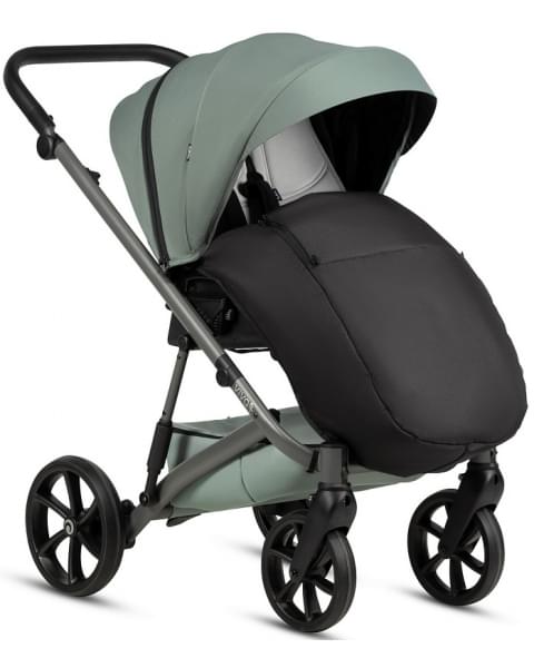 Детская коляска Tutis Viva 6 Plus Essential 3 в 1 с автокреслом Elo Lux EduSky Black 1612039 Sage