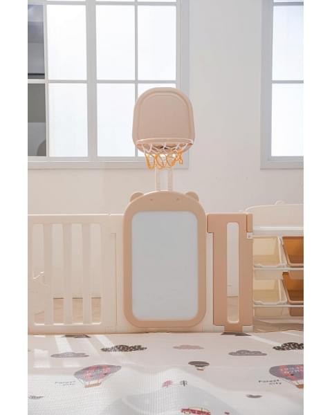 Манеж UNIX Kids DeLuxe House&Storage Camel 180 x 200 см с игровыми аксессуарами