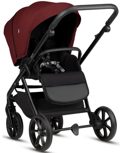 Детская коляска Tutis Leo 3 Plus 3 в 1 с автокреслом Elo Lux EduSky Black 1582220 Burgundy