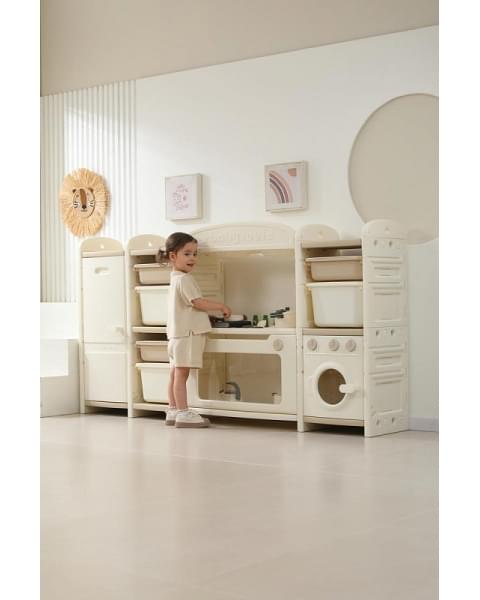 Кухня детская UNIX Kids Cook & Store 6 ящиков Camel