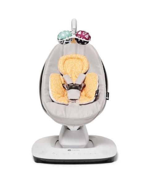 Вкладыш для новорожденного 4Moms MamaRoo, Yellow / Plush (Желтый)