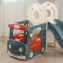 Игровой комплекс с горкой UNIX Kids Bus 171 см Red