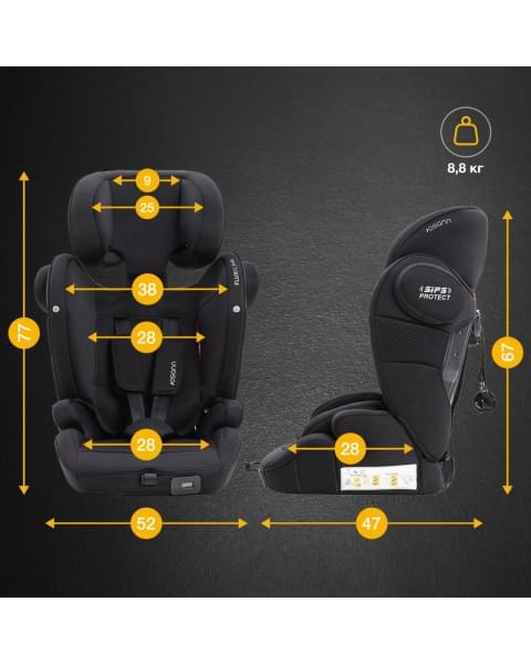 Автокресло Osann Flux Isofix Klima All Black