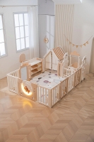 Манеж UNIX Kids DeLuxe House&Storage Camel 180 x 200 см с игровыми аксессуарами