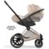 Коляска Cybex Priam V Rosegold Style Collection 2 в 1 Cozy Beige