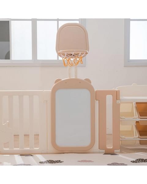 Манеж UNIX Kids DeLuxe House&Storage Camel 180 x 200 см с игровыми аксессуарами