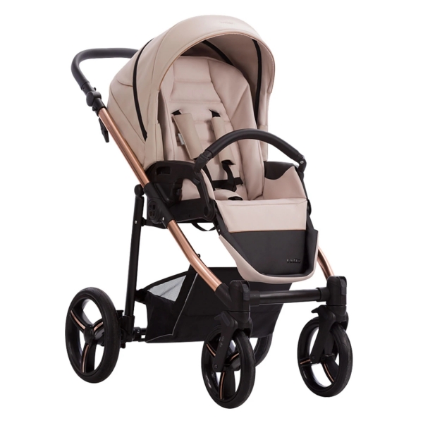 Прогулочная коляска Bebetto NICO ESTILO PRO 03 бежевая кожа