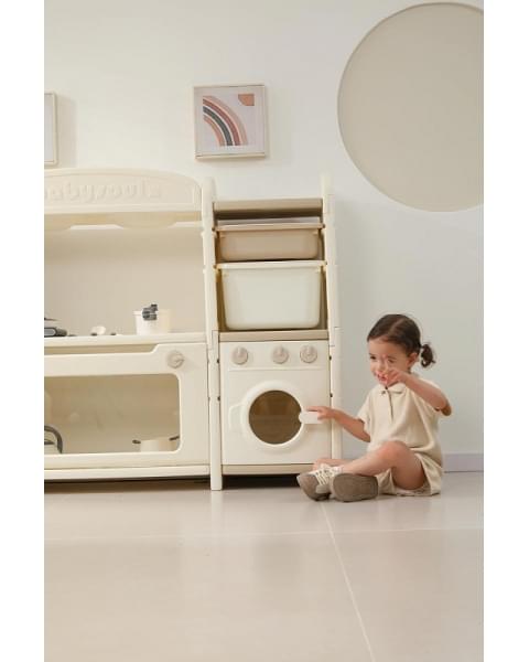 Кухня детская UNIX Kids Cook & Store 6 ящиков Camel