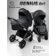Детская коляска AmaroBaby Genius 3 в 1 с автокреслом Rant Miro серый