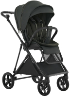 Детская прогулочная коляска Pituso Carbon RX Magnet Grey/рама carbon