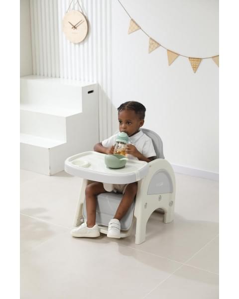 Стул для кормления UNIX Kids Cloud Трансформер (3 in 1) Grey