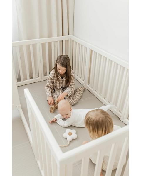 Большой детский игровой манеж UNIX Kids Classic Tree House 150 x 180 Camel