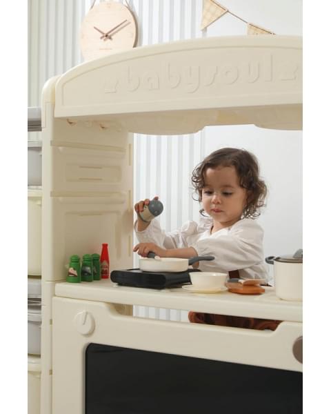 Кухня детская UNIX Kids Cook & Store 8 ящиков Grey