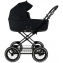 Детская коляска Roan Bass Next Classic 2.0 d12 3 в 1 с автокреслом Tutis Elo Lux EduSky Black BNC/85/2 Caviar/Black/руч.Cappuccino