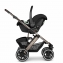 Коляска 2 в 1 ABC-Design Salsa 4 Air Diamond, Dolphin (Черный / шасси Серебро)