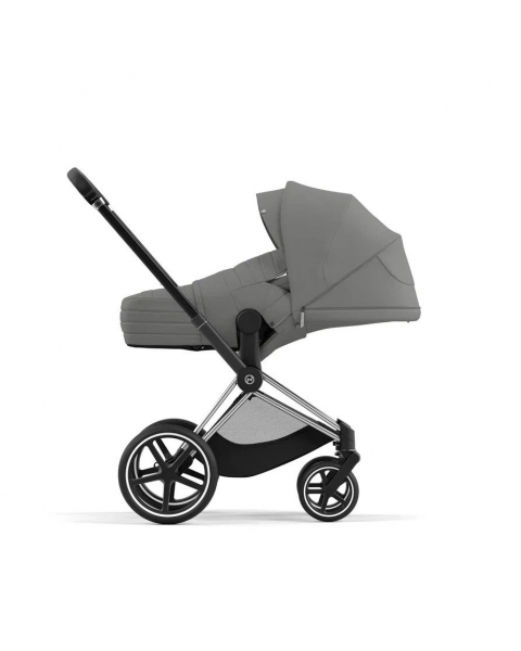 Коляска прогулочная Cybex Priam IV шасси Matt Black, Soho Grey (Серый)