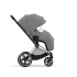 Коляска прогулочная Cybex Priam IV шасси Matt Black, Soho Grey (Серый)