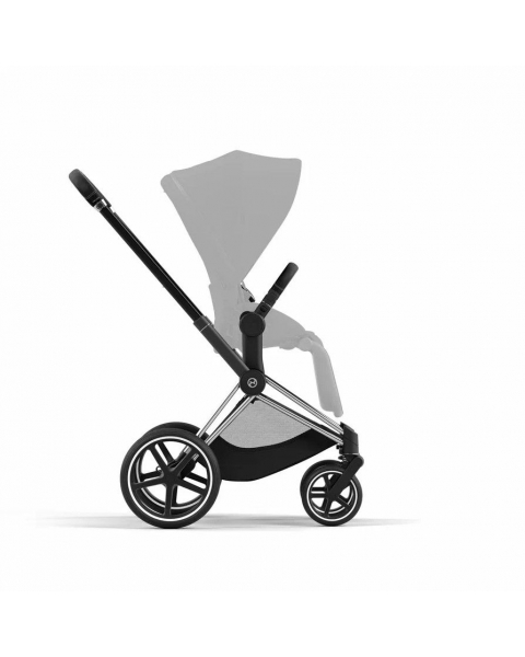 Коляска прогулочная Cybex Priam IV шасси Matt Black, Soho Grey (Серый)