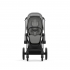 Коляска прогулочная Cybex Priam IV шасси Matt Black, Soho Grey (Серый)