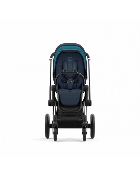 Коляска 2 в 1 Cybex Priam IV шасси Rose Gold, Nautical Blue (Темно-синий)