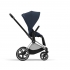 Коляска 2 в 1 Cybex Priam IV шасси Rose Gold, Nautical Blue (Темно-синий)