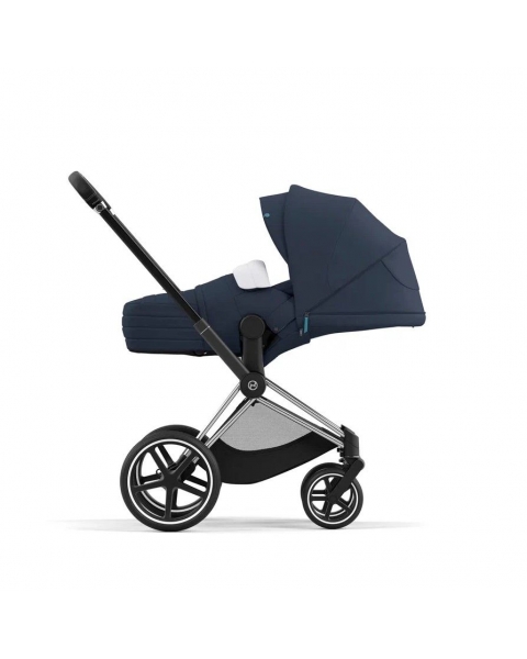 Коляска 2 в 1 Cybex Priam IV шасси Rose Gold, Nautical Blue (Темно-синий)