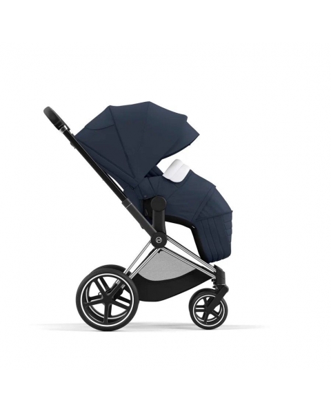 Коляска 2 в 1 Cybex Priam IV шасси Rose Gold, Nautical Blue (Темно-синий)