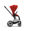 Коляска 3 в 1 Cybex Priam IV шасси Chrome Brown, Autumn Gold (Оранжевый)